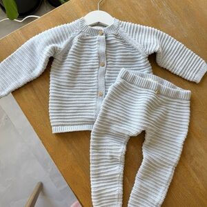 Cozy Gray Kids Matching Set
